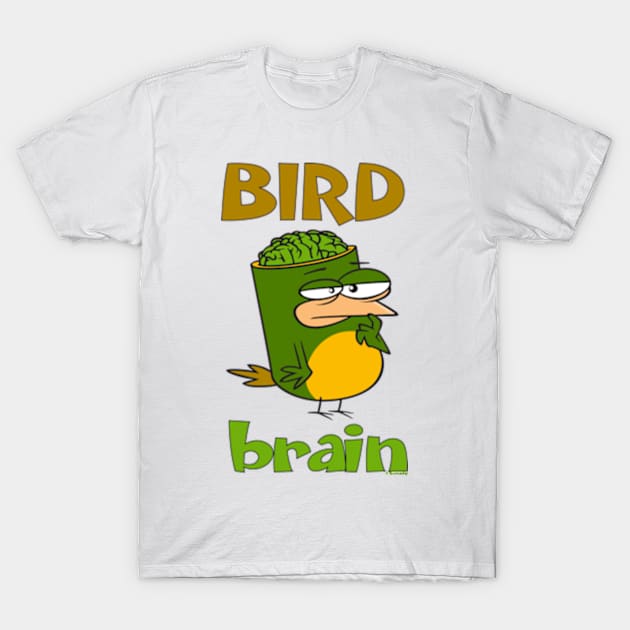 Birdbrain Design for Bird Lovers T-Shirt by ConCept